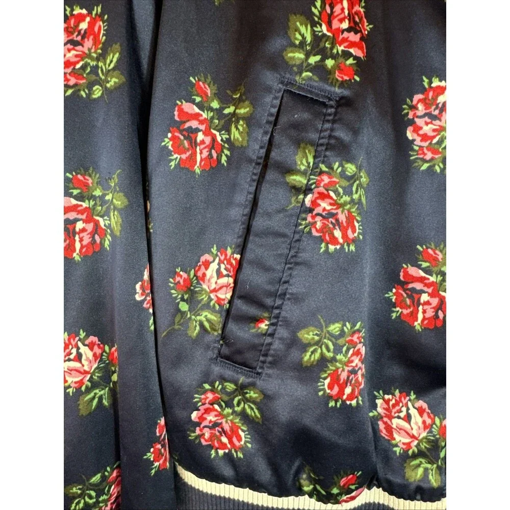 GAP GIRL'S FLORAL ROSE BOMBER JACKET ORG.‎ $58.00 SIZE XL